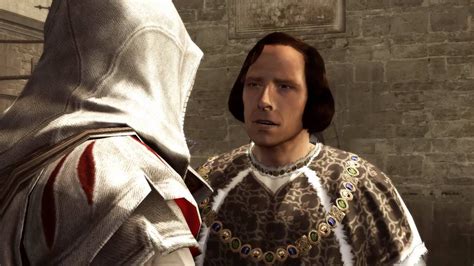 Ezio seems to do what Lorenzo tells him to blindly, which is.